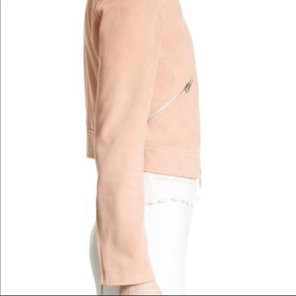 Rag and Bone sunset Hollander suede moto jacket - Picture 6 of 8